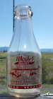 Modèle de bouteille de lait laitier Reno Nevada MODÈLE LAITIER-FÉDÉRAL & ÉTAT ACCRÉDITÉ quart