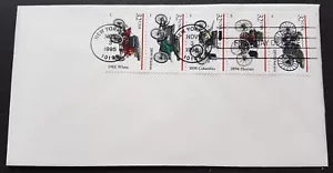 USA 1995 Vehicle Antique Automobiles Cars Stamps FDC (official issue) 美国古董车邮票首日封 - Picture 1 of 3