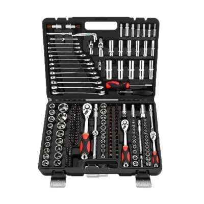 NEW 216 pcs spanner socket set 1/2" 1/4" 3/8"  Mechanic Tool Kit wrench - Image 1 of 4