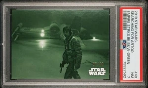 2019 Topps Star Wars Black & White 40 Searching for Artoo Green Luke /99 PSA 7 - Picture 1 of 2
