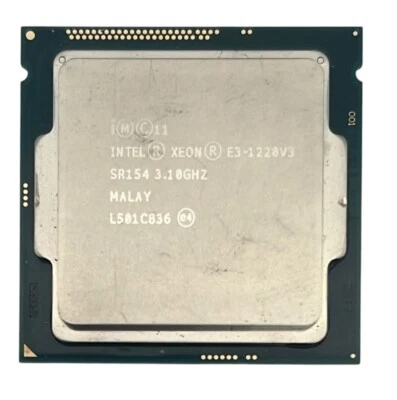 Procesador Intel Xeon E3-1220V3 3,10 GHz cuatro núcleos SR154 LGA1150 Socket Foto 1 de 2