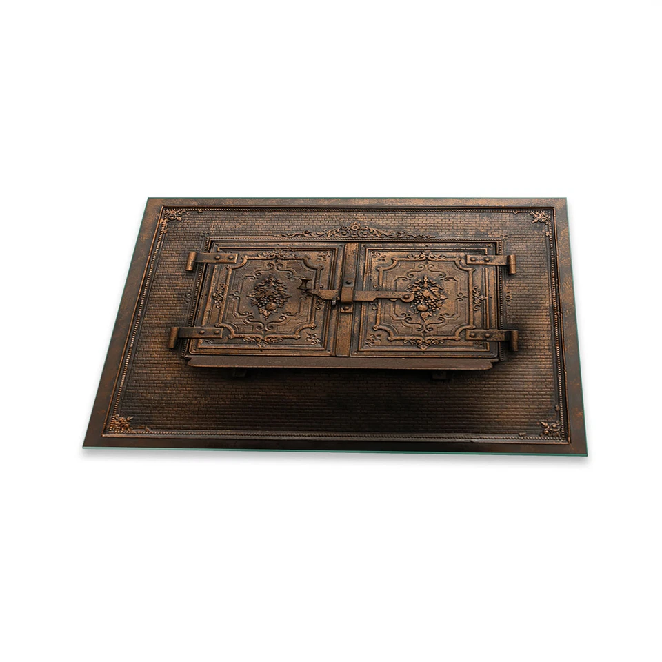 DECORWELT Herdabdeckplatte Abdeckung Ceranfeld Abdeckplatte Braun Schneidebrett Glasplatte