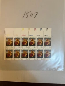 Bloque de placas EE. UU. - 1507 - Navidad 1973 - peine. envío! - Imagen 1 de 1