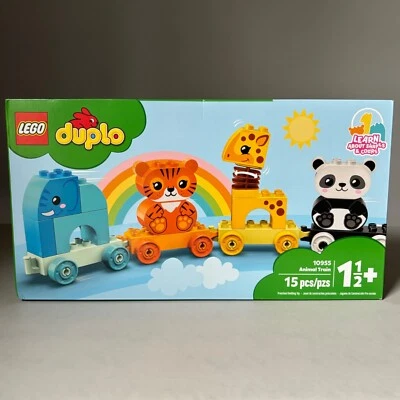 Nuevo Lego Duplo 10955 Animal Train Set Tigre Panda Jirafa Elefante Caja Sellada Foto 1 de 4