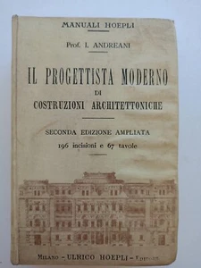 OV1 Il progettista moderno 1912 manuali Hoepli - Imagen 1 de 6