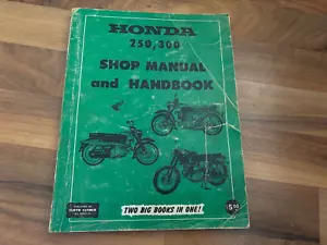 HONDA 305 DREAM SUPER HAWK 300 250 C72 C77 CB72 CB77 CS72 CS77 Service Manual - Foto 1 di 10