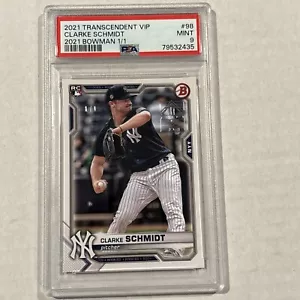 2021 Bowman Topps Transcendent Collection VIP Clarke Schmidt 1/1 Yankees Rookie - Picture 1 of 2