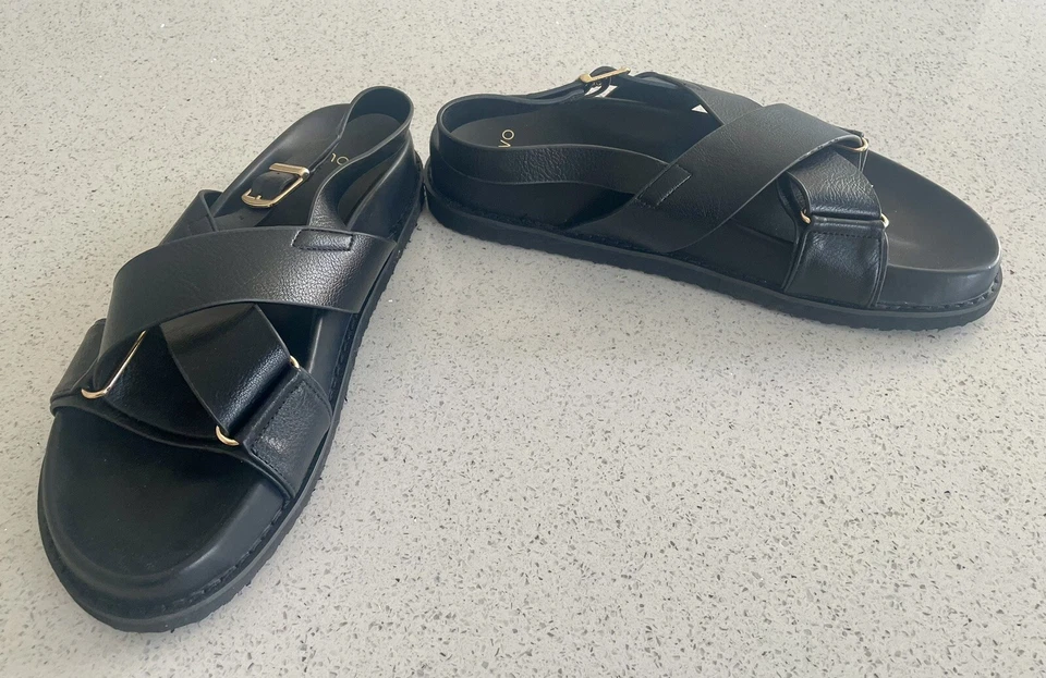 BNWOB Novo Tylah Black Sandals Size AU10 - image 1 of 4