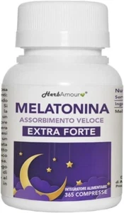 Melatonina Pura, 365 capsule 1mg (Scorta per 12 Mesi) Integratore per Dormire - Foto 1 di 7