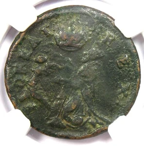 1670 New Jersey St Patrick Farthing Colonial Coin 1/4P - NGC VF Details - Picture 1 of 5