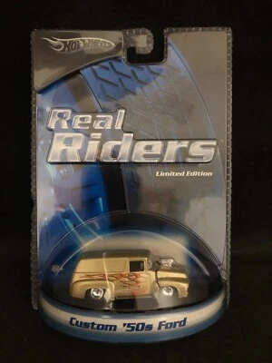 Hot Wheels Real Riders - Custom '50's Ford - Factory Sealed - Image 1 of 4