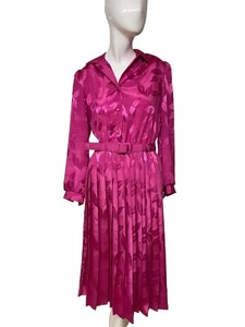Vintage 80er 90er LISA II Kleid Gr. 10 Rosa Dress - Bild 1 von 13