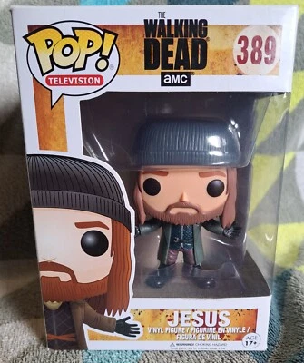 Jesus Pop 389 - The Walking Dead Funko Pop! 2016 - abovedado + protector Foto 1 de 4
