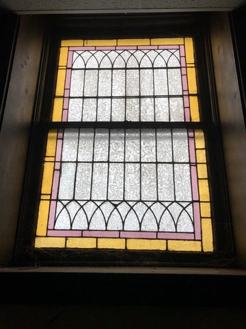 1903 stain glass window 44x64 Cover