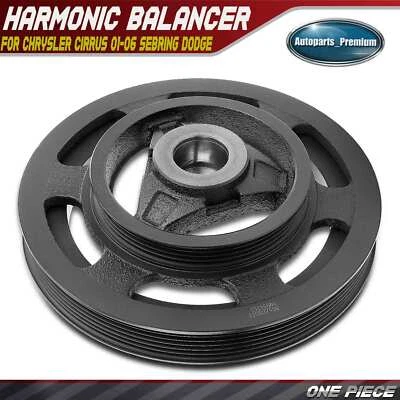 1x Engine Harmonic Balancer for Chrysler Cirrus 2001-2006 Sebring Dodge Stratus - Image 1 of 4