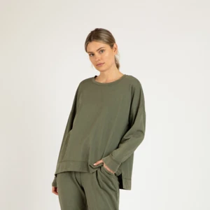 BETTY BASICS ESSENTIALS  SIENNA SWEAT JUMPER FERN S8-22 - Picture 1 of 5
