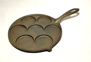 JOTUL ~ Vintage Cast Iron PLETT Flat Pancake Pan (9.5") ~ Norway - Picture 1 of 6
