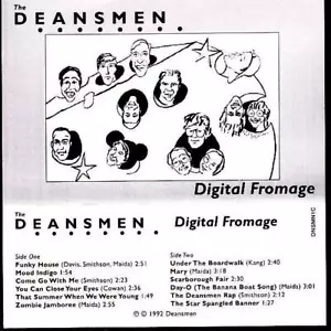 DEANSMEN Digital Fromage Audio Cassette - Bates College A Cappella - Picture 1 of 1