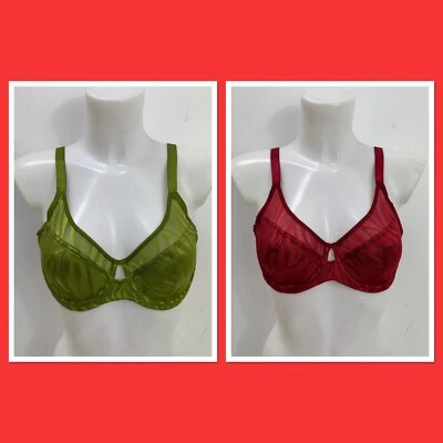 Ex George 2-Pack Bras Underwired Non-Padded Multipack Size 36C  - 42F - Image 1 of 4
