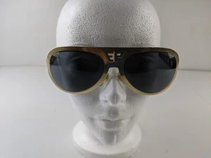 Vintage Elvis Presley EPE Pilotenbrille NUR RAHMEN vergoldet Metall klassisch - Bild 1 von 12