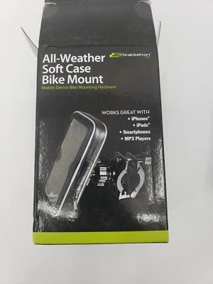 Bracketron RWA-299-BX black All-Weather Soft Case Bike Mount never used open box - Image 1 of 4