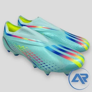 Adidas X Speedportal+ SG Al Rihla Clear Aqua Men's Size 7.5 / Wmns 8.5 GW8420 - Picture 1 of 7