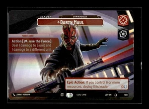 DARTH MAUL - SITH REVEALED (SH Legends of the Force SHOWCASE #1013 LOF(NM+)(SWU) - Picture 1 of 2