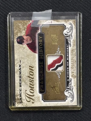 2008 UD Franchise History Lance Berkman 3 COLOR PATCH #17/25 ASTROS  - Image 1 of 2