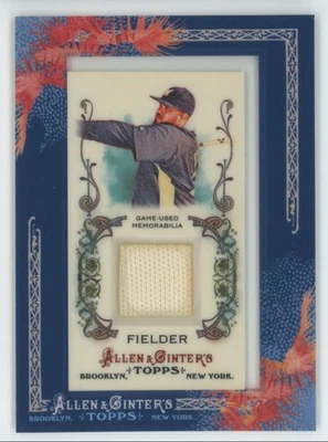 2011 Topps Allen & Ginter Framed Mini Prince Fielder Patch #AGR-PF A1 - Image 1 of 2