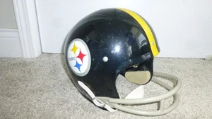 Vintage Rawlings HNFL Medium USA Pittsburg Steelers Helmet Dated 6-79 - Picture 1 of 15
