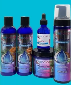 Kaleidoscope - Miracle Drops 5Pcs Set- Shampoo + Conditioner +Mask+Foam & Drops. - Picture 1 of 1