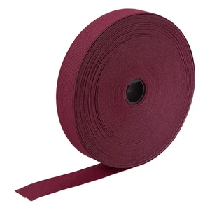 Elastic Bands for Sewing 1" 20 Yard Wine Red Knit Elastic Spool - Imagen 1 de 5