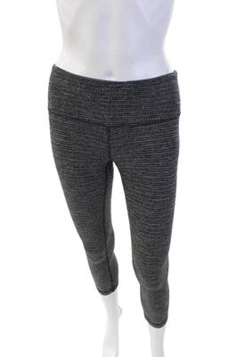 Lululemon Womens High Waisted Stretch Capri Athletic Leggings Dark Gray Size S - Image 1 of 4