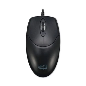 Adesso Three-Button Desktop Optical Scroll USB Mouse, USB 2.0, Left/Right Hand U - Picture 1 of 4