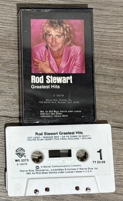 Rod Stewart Greatest Hits Cassette Tape 70s Music, TESTED AND WORKING - Image 1 of 2