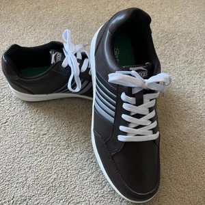 Slazenger Casual SNR91 Golf Shoes Dark Brown UK Size 8.5 NEW - Picture 1 of 9