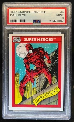 1990 Impel Marvel Universe Daredevil #4 PSA 9 - Image 1 of 2