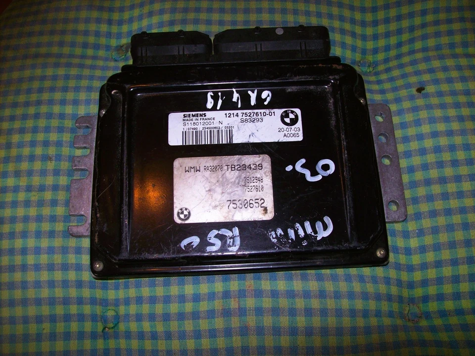 Centralina BMW Mini R50 Mini One 1.6i 08/03 S118012001 N 1214 7527610-01 - Immagine 1 di 1