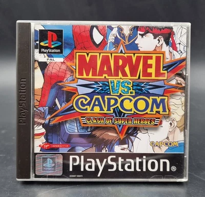 Marvel vs Capcom Clash of Super Heroes - Sony Playstation 1 PS1 - Complet - PAL - Imagen 1 de 4