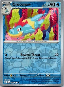 Croconaw Reverse Holo Common SV05: Temporal Forces 040/162 NM - Picture 1 of 2