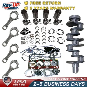 4BT3.9 S4D102 Engine Rebuild Kit - Crankshaft & Rods For Cummins CASE 580K 580L - Imagen 1 de 8