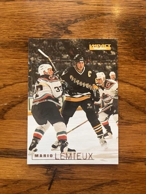 1995-96 Skybox Impact - Mario Lemieux #132 - Image 1 of 2