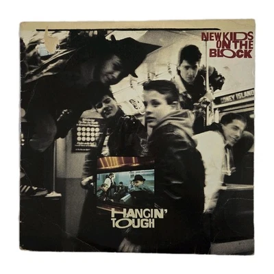 NEW KIDS ON THE BLOCK "Hangin' Tough" 1988 AUSSIE 10Tk LP w/THE RIGHT STUFF - Image 1 of 4