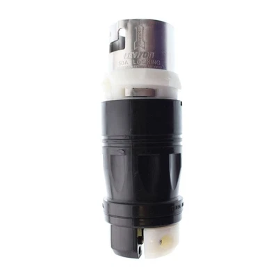 LEVITON CS6365C LOCKING INDUSTRIAL PLUG, CA-STYLE, 50A, 125/250V, 3P, 4W, CS - Image 1 of 4