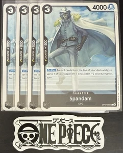 4x One Piece OP07-086 C Spandam - English - Regular - Play Set - NM/M - Bild 1 von 1