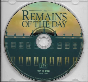 The Remains of the Day Special Edition 2001 DVD Like New DISC ONLY - Imagen 1 de 2