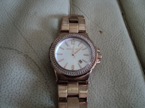Orologio Michael Kors Liliane donna MK 5921 oro rosa data lunetta cristallo GWO