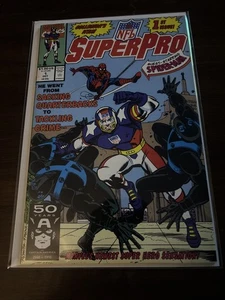 NFL SuperPro #1 (Marvel Comics October 1991) Vf - Picture 1 of 6