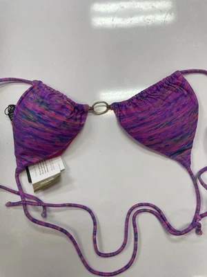 Top de bikini para mujer Vix Paula Hermanny Amalfi Tri Top Nuevo con etiquetas | Mediano | Púrpura Foto 1 de 4