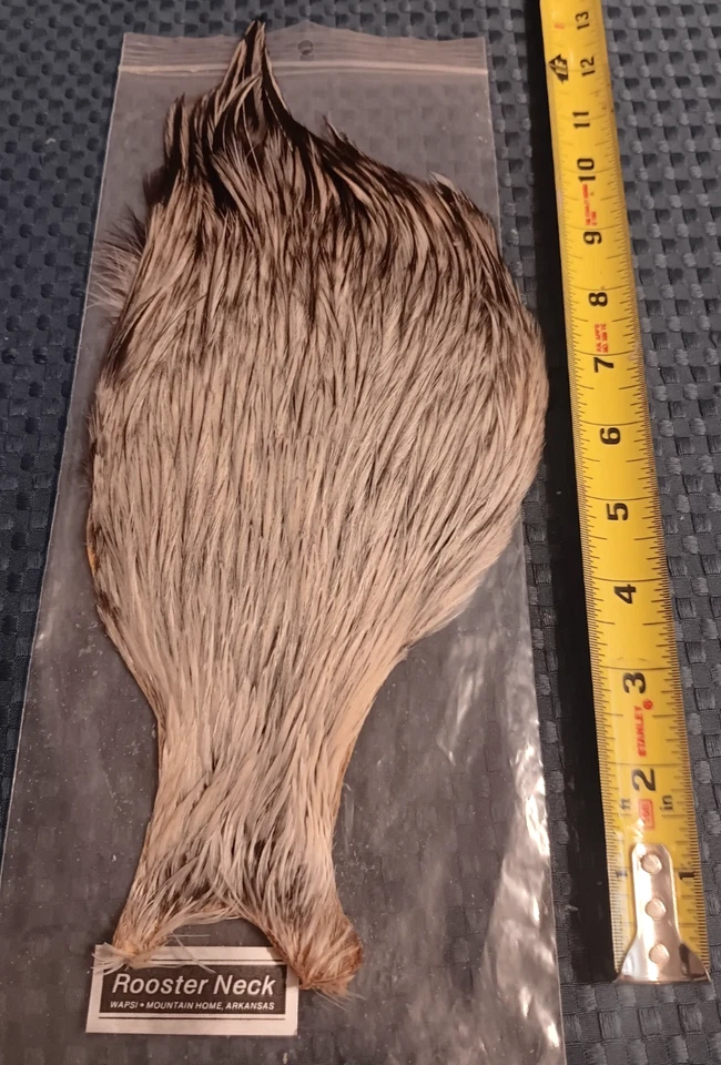 Premium WAPSI Cuello de Gallo-Tejón Plateado-Hermosos Colores-Atado con Moscas-#2 a #22 Foto 1 de 4